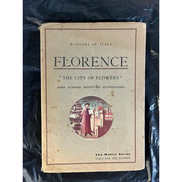 1931 Florence City of Flowers Vintage Art Print the Medici Series No. 6